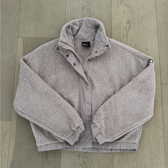 Vuori Cozy Sherpa Jacket - Umber Pink - Small - Picture 4 of 8